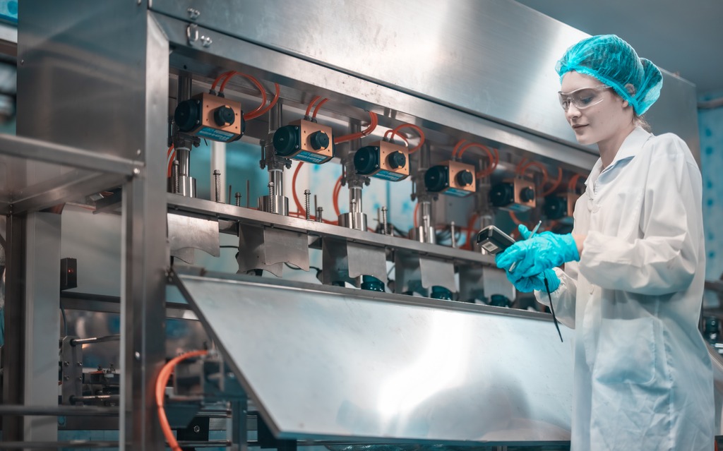 Lebensmittelproduktion – Bedienung